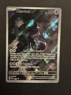 Pokemon TCG Mewtwo SVP 052 Scarlet Violet 151 Black Star Promo Card NM Condition - Image 1