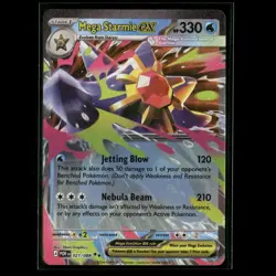 Mega Starmie ex 021/088 ME03: Perfect Order NM Pokemon - Image 1