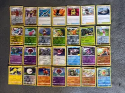 2021 Pokemon Card Lot With Holos Foils Storage Unit Find Wide Variety - Image 2