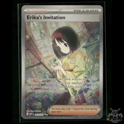 Erika's Invitation 203/165 SV: Scarlet & Violet 151 NM Pokemon 2023 - Image 1