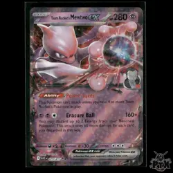 Team Rocket's Mewtwo ex 081/182 SV10: Destined Rivals NM Pokemon - Image 1