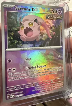 Scream Tail Pokemon Prismatic Evolutions 042/131 Ball Pattern Holo NM - Image 1