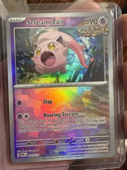 Scream Tail Pokemon Prismatic Evolutions 042/131 Ball Pattern Holo NM - Image 4