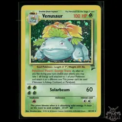 Venusaur Holo 18/130 Base Set 2 NM/LP Pokemon - Image 1