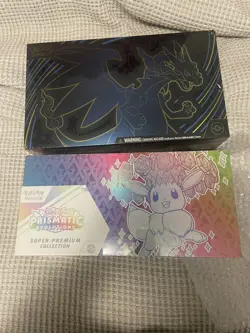 Pokemon Prismatic Evolutions SPC / 1 Mega Charizard X UPC NEW Sealed - Image 1