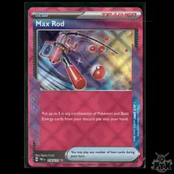 Max Rod 116/131 SV: Prismatic Evolutions NM Pokemon 2025 - Image 1