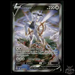 Arceus V (Alternate Full Art) 166/172 SWSH09: Brilliant Stars NM Pokemon - Image 1