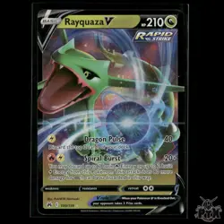 Rayquaza V 100/159 Crown Zenith NM Pokemon 2023 - Image 1