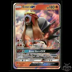 Entei GX 10/73 Shining Legends NM Pokemon - Image 1
