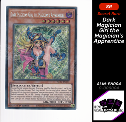 ALIN-EN004 Dark Magician Girl the Magician's Apprentice : Secret Rare YuGiOh - Image 1