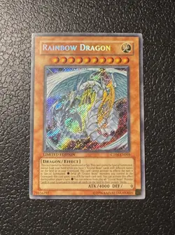 Yugioh Rainbow Dragon CT04-EN005 Secret Rare LP - Image 1