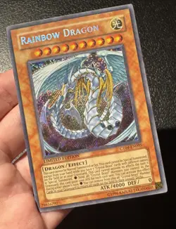Yugioh Rainbow Dragon CT04-EN005 Secret Rare LP - Image 3