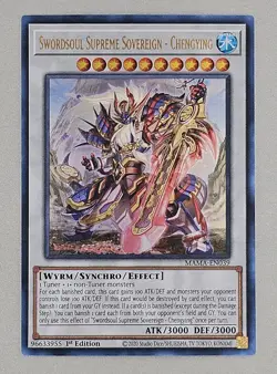 YUGIOH SWORDSOUL SUPREME SOVEREIGN CHENGYING MAMA-EN039 ULTRA 1ST ED NM - Image 1