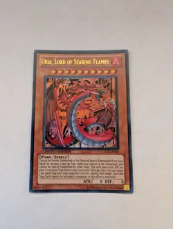 Yugioh Uria, Lord Of Searing Flames LC02-EN001 Ultra Rare Limited Edition NM - Image 1