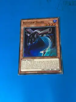 YUGIOH Super Rare Buzzsaw Shark OP26-EN007 - Image 1