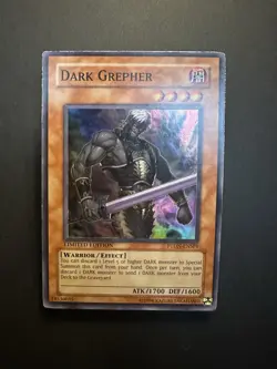 1x Dark Grepher - PTDN-ENSP1 Super Rare Limited Edition YuGiOh Moderately Played - Image 1
