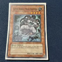 Super-Nimble Mega Hamster - ABPF-EN083 -Super Rare - Unlimited- YuGiOh - Image 1