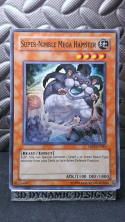 | Yugioh Super-Nimble Mega Hamster ABPF-EN083 Super Absolute Powerforce HP 🔥 | - Image 1