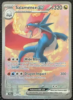 Salamence ex 187/159 - Special Illustration Rare Pokemon TCG Journey Together - Image 1