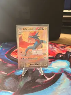 Pokemon TCG Salamence EX Special Illustration Rare Card 187/159 Journey Together - Image 1