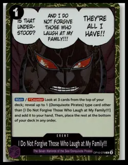 Royal Blood #OP10-078 I Do Not Forgive Those Who Laugh at My Family!!! - Image 1
