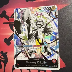 Bandai Monkey.D.Luffy Leader Foil ST21-001 Starter Deck Ex: Gear 5 5000 Power - Image 1