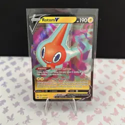 Pokemon TCG Rotom v Crown Zenith Holo Ultra Rare Card 045/159 Mint Condition - Image 1