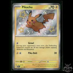 Pikachu 131/091 SV: Paldean Fates NM Pokemon 2024 - Image 1