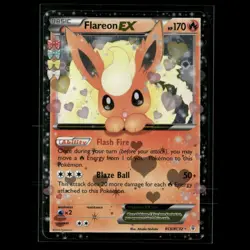 Flareon EX RC6/RC32 Generations: Radiant Collection NM Pokemon - Image 1