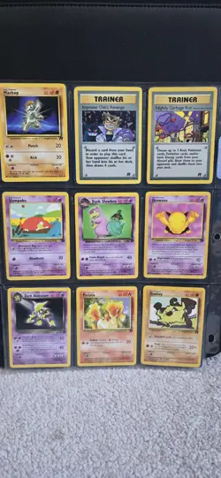 Pokemon Team Rocket Bundle 36 Unique Cards, WOTC Vintage X1 Holo Trainer - Image 1