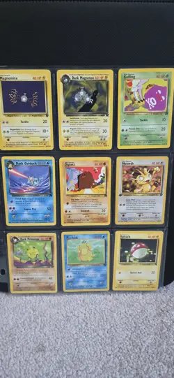 Pokemon Team Rocket Bundle 36 Unique Cards, WOTC Vintage X1 Holo Trainer - Image 4