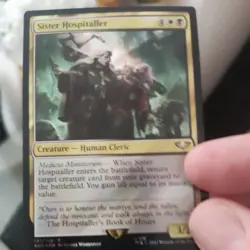 SURGE FOIL Sister Hospitaller - Warhammer 40k - NM - Magic: The Gathering - MTG - Image 1