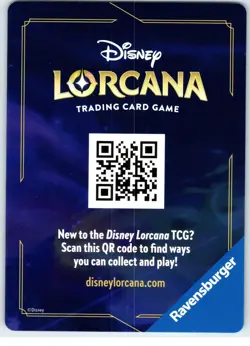 Powerline 9 Card Puzzle Complete Set Disney Lorcana Fabled Single QR Code Back - Image 4