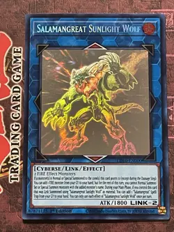 Salamangreat Sunlight Wolf - LD10-EN000 - Ghost Rare - 1st Edition - VLP - Image 1