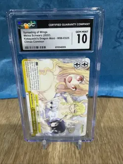 PSA 10 2022 WEISS SCHWARZ JPN MISS KOBAYASHI'S DRAGON MAID STRETCH YOUR WINGS - Image 1