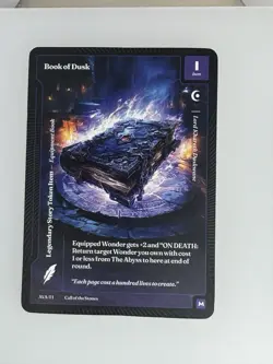 Wonders of the First Book Of Dusk Mythic Call of the Stones CoTS - Image 1
