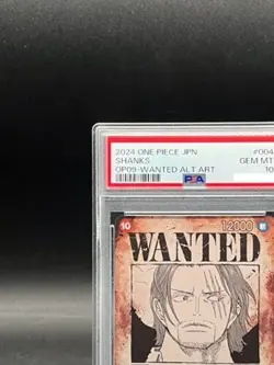 PSA 10 Shanks OP09-004 Wanted Emperors in the New World ONE PIECE Card Japanese - Image 2