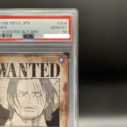 PSA 10 Shanks OP09-004 Wanted ONE PIECE Card Emperors in the New World Japanese - Image 4