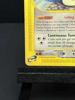 Pokemon TCG Snorlax 100/144 Non-Holo Skyridge 2003 E-Series LP / MP - Image 4