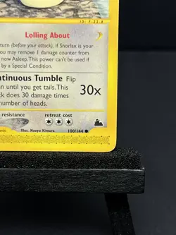 Pokemon TCG Snorlax 100/144 Non-Holo Skyridge 2003 E-Series LP / MP - Image 5