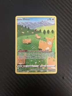 Ditto Pokemon Crown Zenith Galarian Gallery GG22/GG70 Full Art Holo Rare NM - Image 1