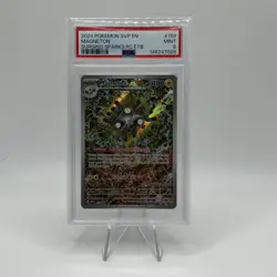PSA 9 MINT Magneton Pokemon Center Stamp ETB Surging Sparks #159 Pokemon Card - Image 1