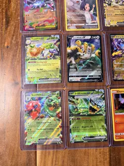 Lot of 12 Pokemon Singles & Slabs Full Art EX IR SIR Mega Promo Cards Vmax Holo - Image 5