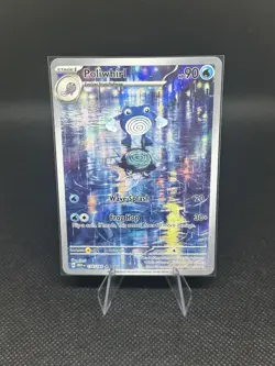 Poliwhirl 176/165 Scarlet Violet-151 Illustration Rare Pokemon TCG Card - Image 1