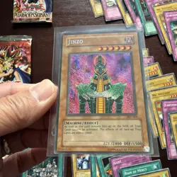 Yu-Gi-Oh Jinzo Pharaoh's Servant Unlimited Secret Rare Card Prohibition Lot X27 - Image 2