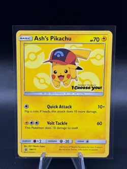 Pokemon TCG Ash's Pikachu SM109 SM111 SM114 Promo Card Lot 🔥 - Image 4