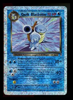 Dark Blastoise 4/110 Legendary Collection 2002 Reverse Holo Vintage Pokemon Card - Image 1