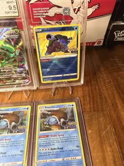 Lot of 6 Pokemon Singles & Slabs Full Art EX IR SIR Mega Promo Cards Vmax Holo - Image 2