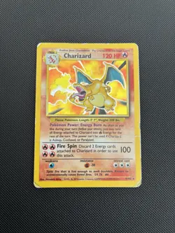 Pokemon TCG Charizard Base Set 4/102 Holo Rare Card - Image 1