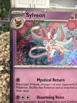 Sylveon 172 Cosmos Holo Scarlet & Violet Promo Pokemon Card - Image 2